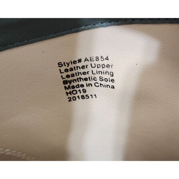 J. Crew Women size 8.5 Khaki Patent Leather Shoe High-Heel Ankle Boot AE854 - Picture 10 of 12